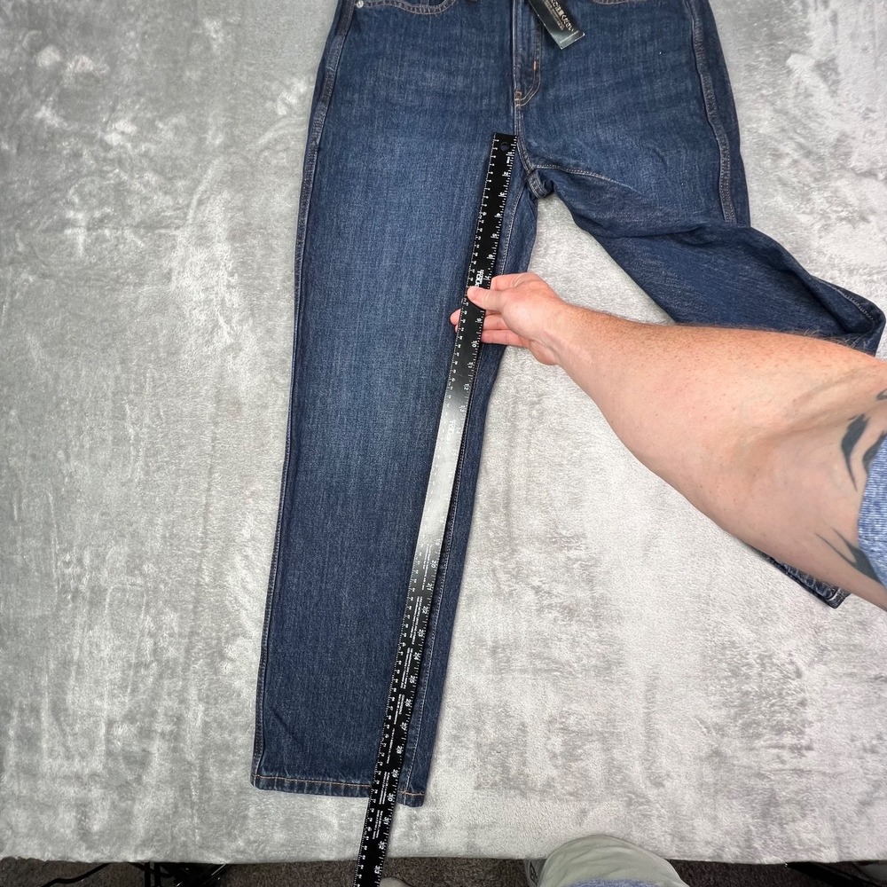 Banana Republic Jeans Womens 30 Blue High Rise Curvy Straight‎ Leg Dark Wash NWT - Picture 7 of 16